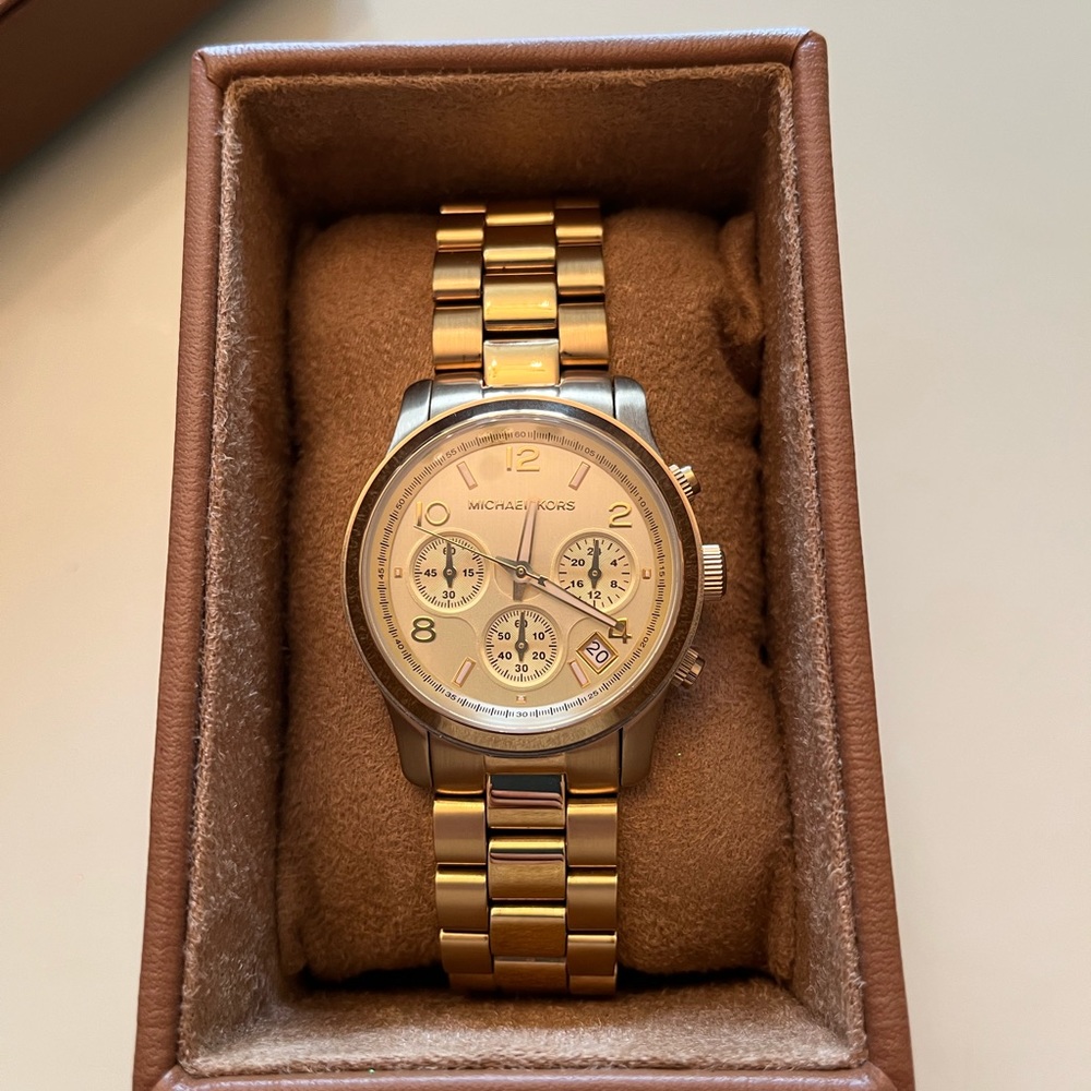 Michael Kors MK-5055 Watch (Gold)(38mm)